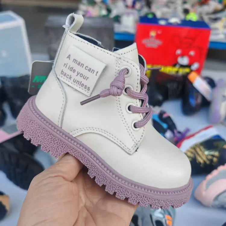 3.98 Dollars ZJX019 Stock Size 15-26 Toddler Boys Girls Sneakers Tennis Breathable Lightweight Baby Kids Walking Styles Shoes