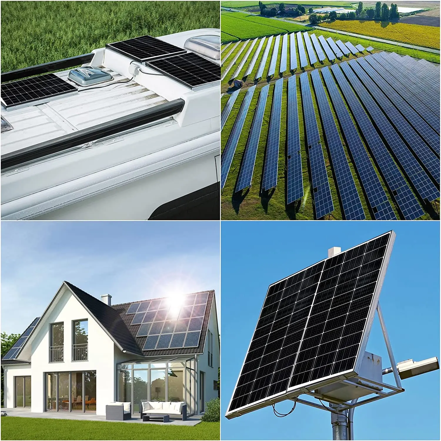 Solar Panels System Best Price 300w 400w 500w 550w 600w 800w Mono Portatil Monocrystalline Solar Panels