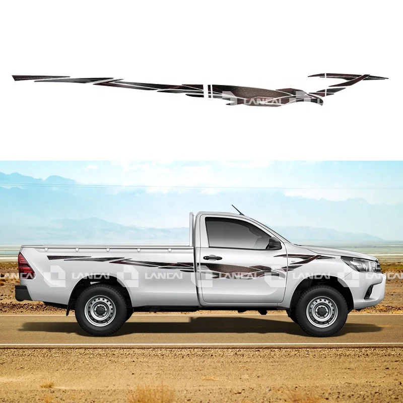 Оптовая продажа с фабрики, Лучшая цена, автомобильные наклейки hilux, наклейка для 2022 toyota hilux, наклейка
