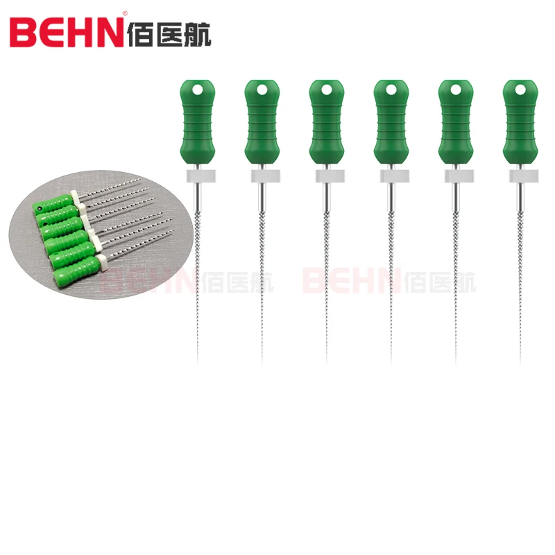 Endodontic File 21Mm Dental K File/Spreaders 25Mm NITI Endo Root Canal Hand Files #15-40 Dental Supply
