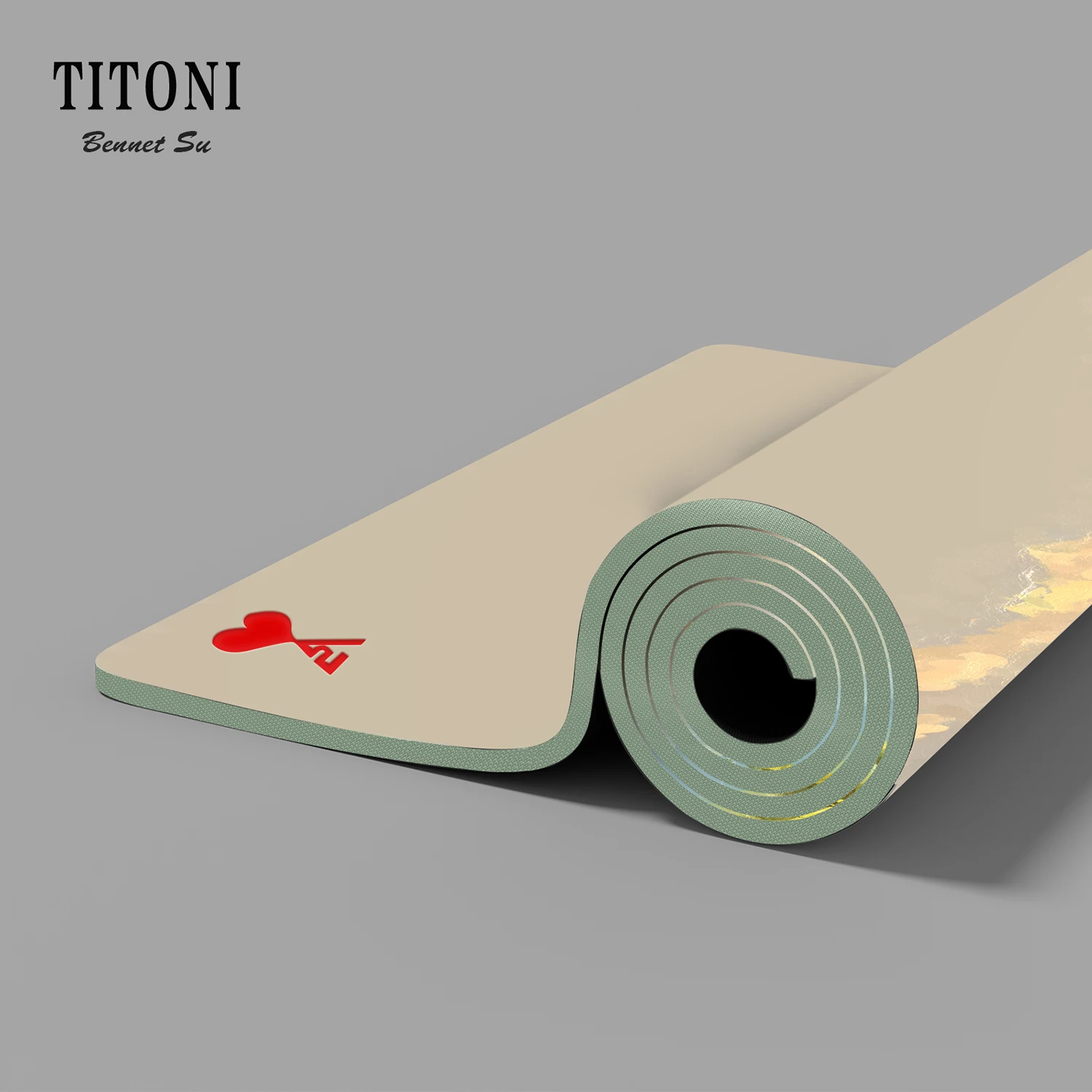 TITONI Premium Polyurethane Natural Rubber Gym Mat Perfect Performance with Strong Grip Custom Logo for Pilates-Online Sale