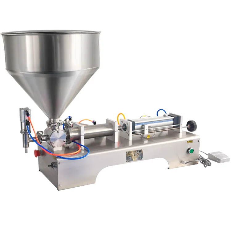 G1WG Semi automatic ice cream water liquid honey juice sauce soft drink tomato paste filling machine