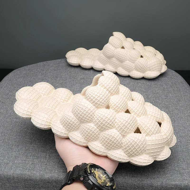 Women Massager Slippers Funny Bubble Slides Unisex Super Soft Men Breathable Beach Bath Shower Bedroom Spa House Sandals