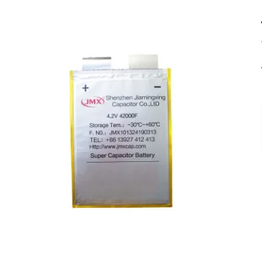 4.2V super capacitor for solar power energy storage  4.2v 42000f Graphene capacitor battery