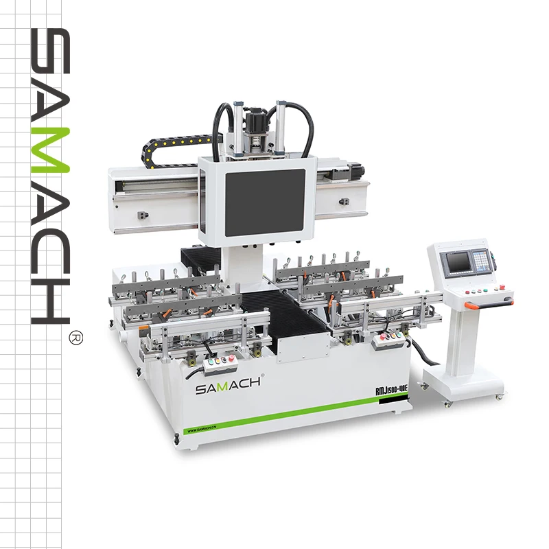 SAMACH CNC Tenon Groove Machine Woodworking Mortise and Tenon Machine