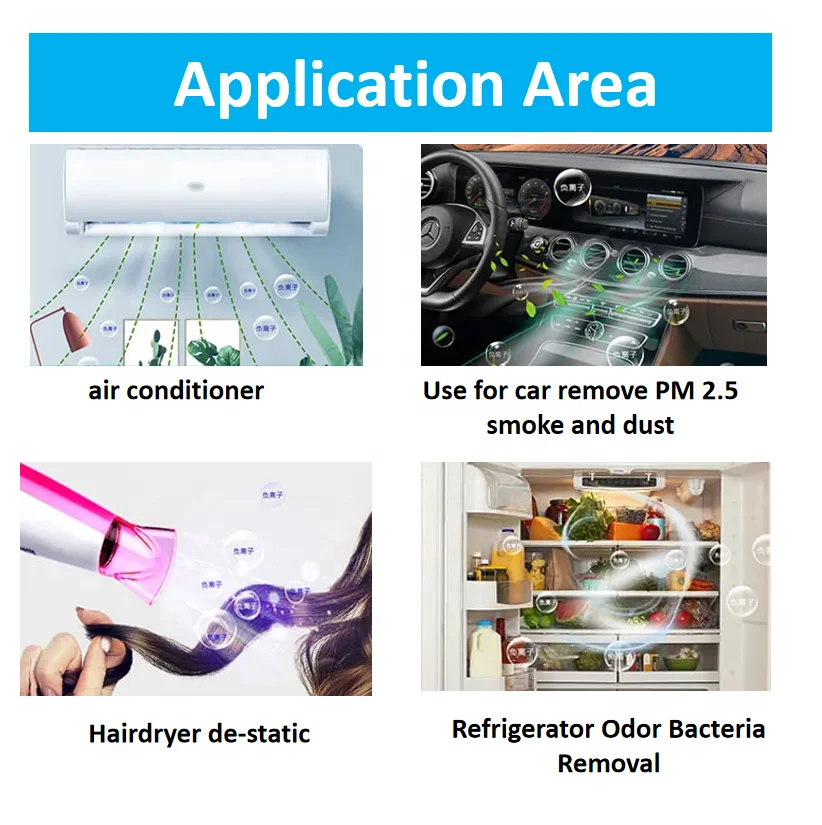 DC12V 24V negative ion generator 8 million ion output anion generators for air purifier parts