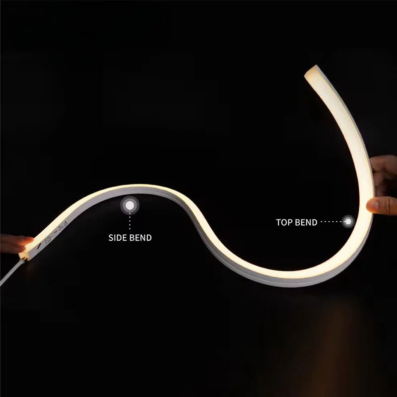Seamless splicing End cap Waterproof free bend 3D 1515/1616/1516 DC24V IP67 White/monochrome LED flexible neon strip light