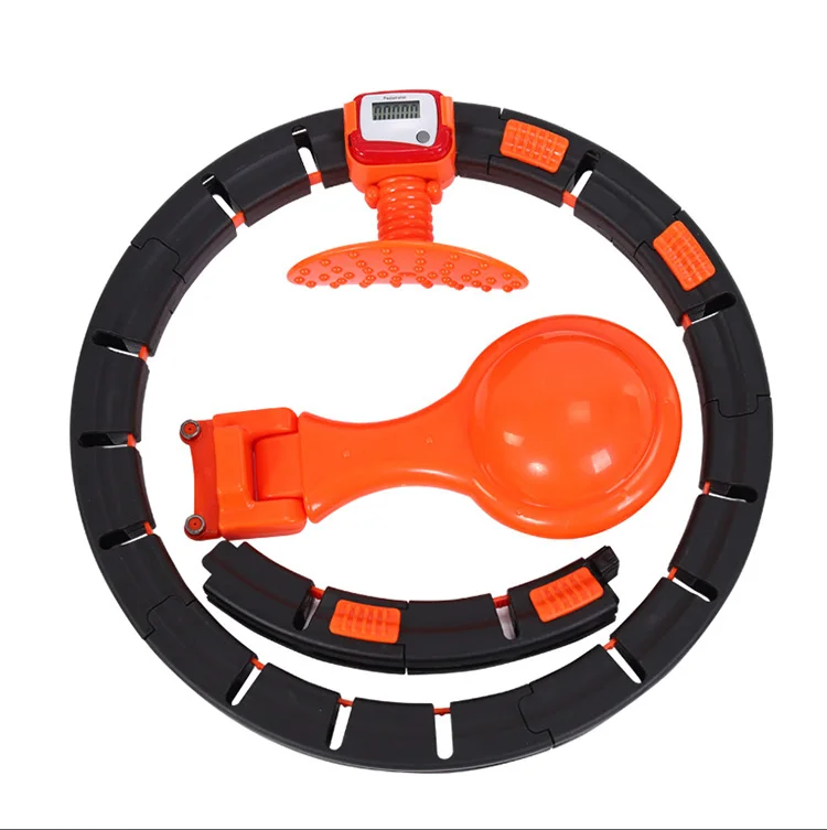 
360Degrees Massage Hula hoop Non-Fall Hoola Hoops Smart Hoola Hoop with Auto-Spinning Ball 