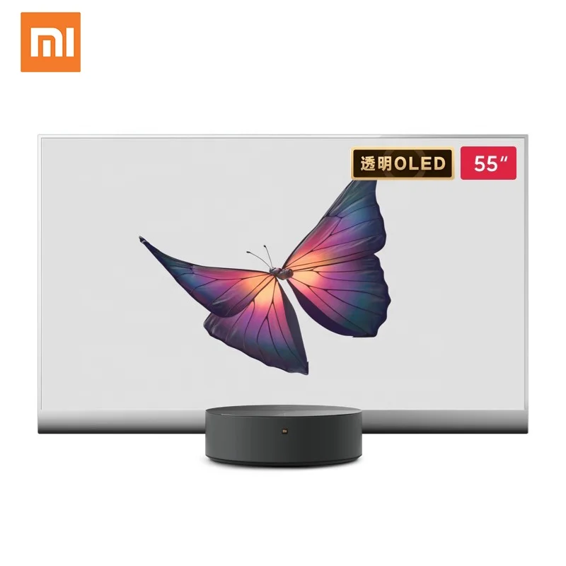 Original Xiaomi Transparent TV 55 inch OLED 5.7mm ultra-thin screen Smart TV television Suspended image 55' 4k smart tv