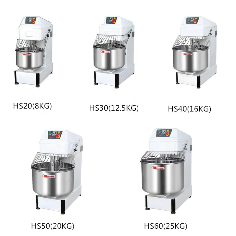 Hot Sale HS-10 Commercial Spiral Dough Mixer For Bread
