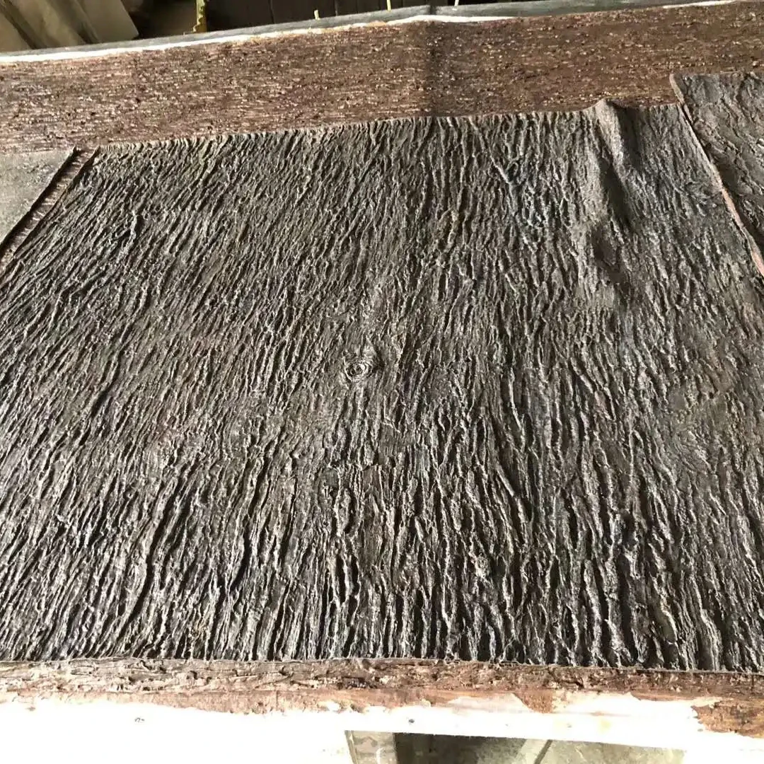 Synthetic Tree Bark Home Decorative Artificial Palm Tree Skin Bark Cork Wall