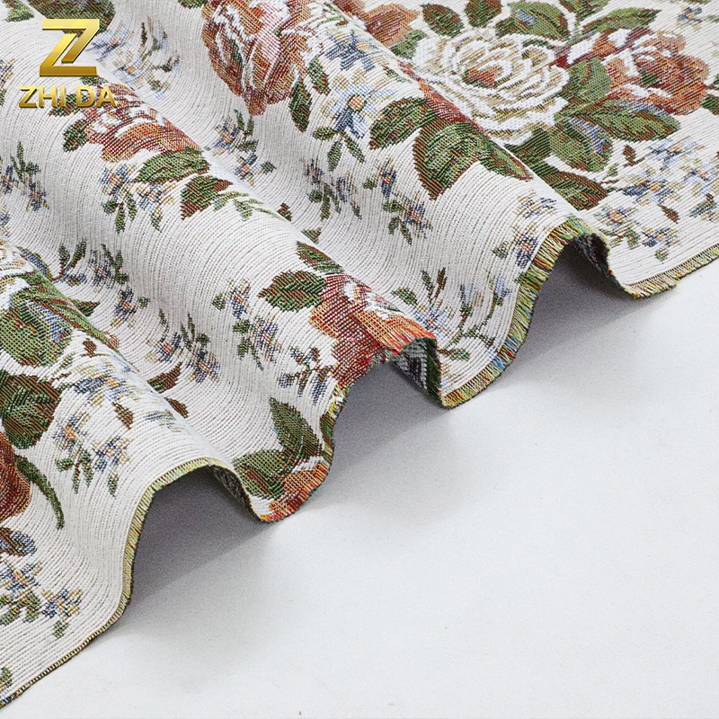 Beautiful Flower printed yard dyed fabric cotton polyester fabric for bag bedding toy