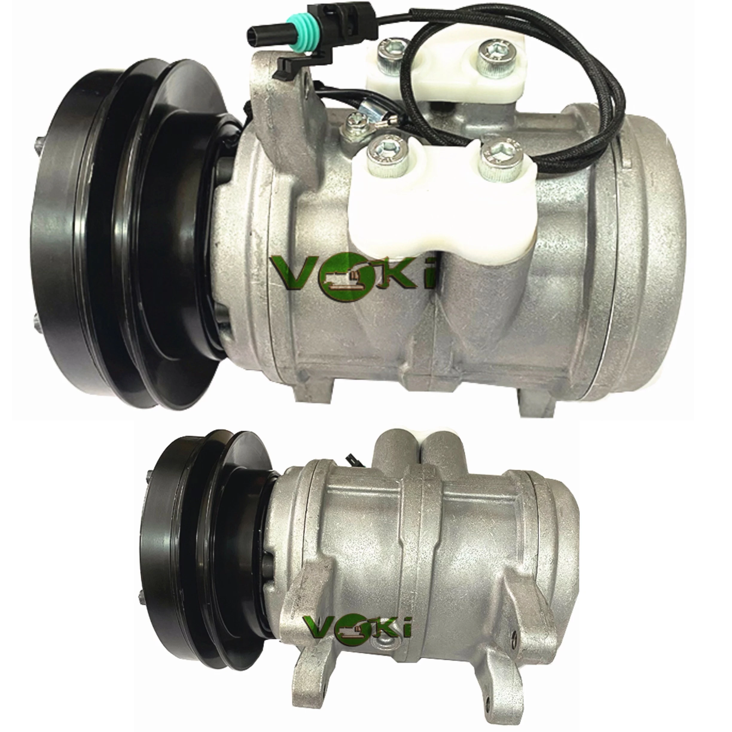 A/C Compressor 6E171 AR99850 TY6626 12V is suitable for electric loader John Deere 310C 315C 410B 410C 510C 4050 46