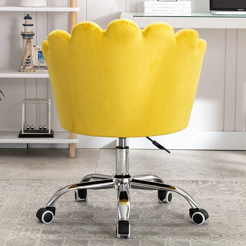 velvet office swivel computer desk chair pink make up chair swivel velvet chair