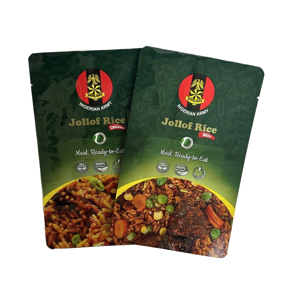 Custom printed  liquid doypack soup bags retort pouch packaging  for  food retort pouch packaging machine