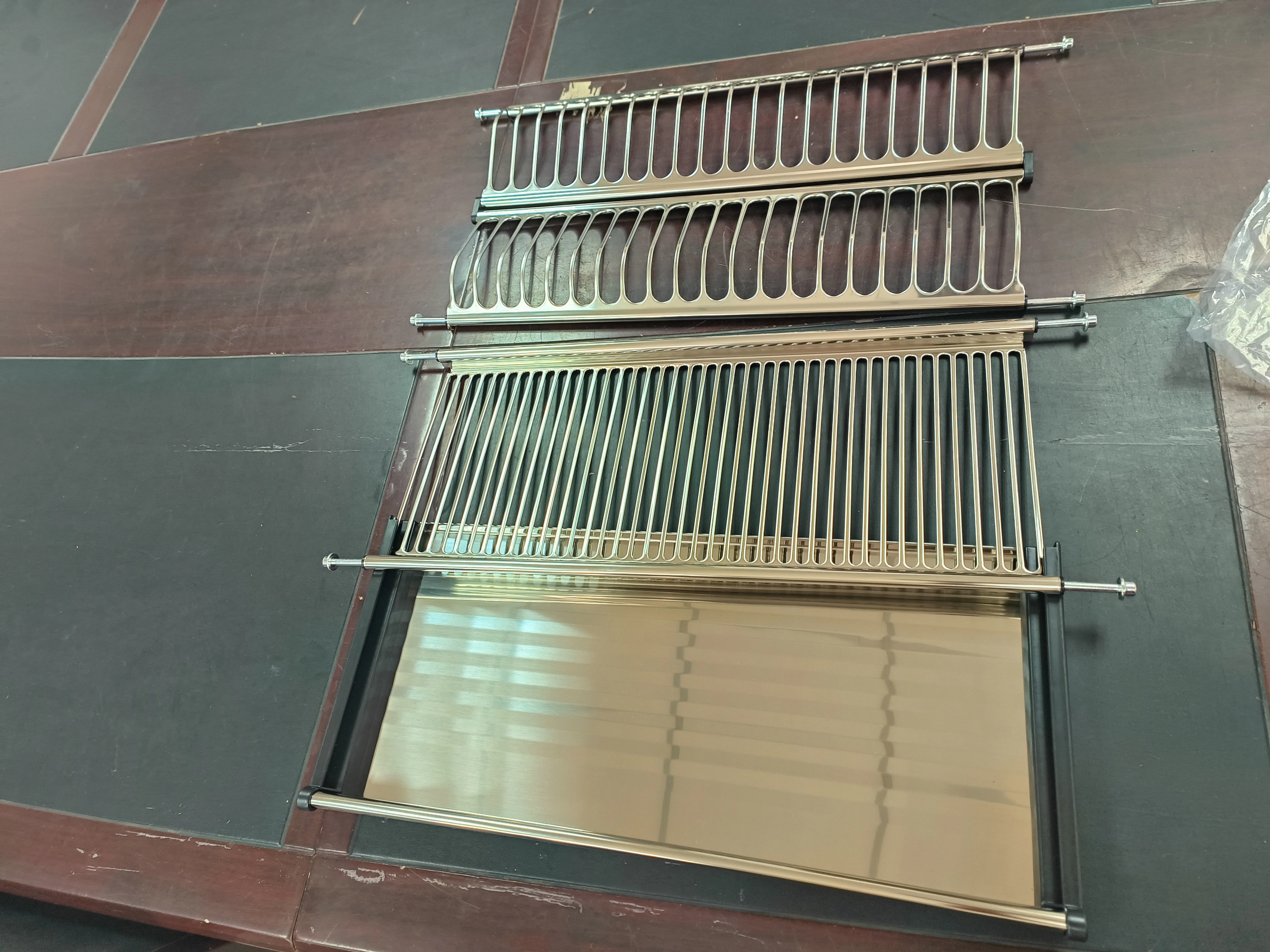 Modern Design Stainless Steel Dish Rack Built-in Kitchen Cupboard