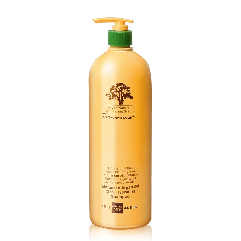 Organic Hotel Shampoo And Conditioner 1000 MlPrivate Label Beauty Salon Anti Frizz Argan Oil Shampoo For Damaged Hair