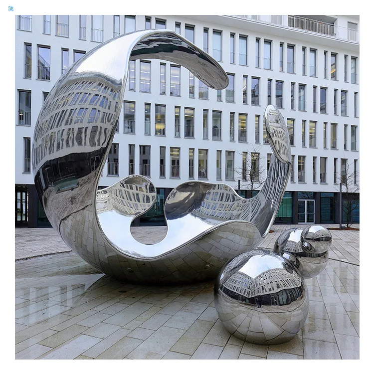 Stainless steel outdoor sculpture ,large stainless steel /abstract sculpture