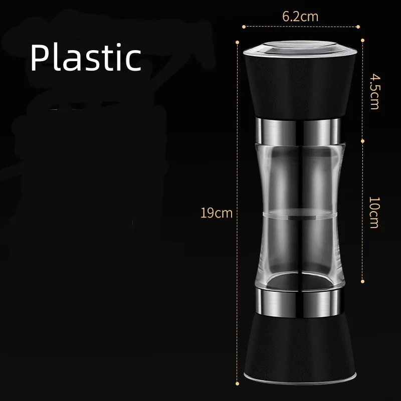 304 Stainless Steel Grinder Sea Salt Pepper Manual Grinding Bottle Household Seasoning Bottle Grinder