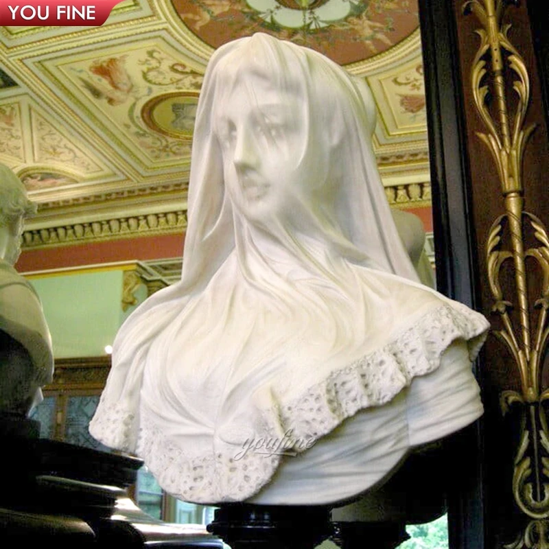 Promotion Natural Marble Venus Head Bust Statue