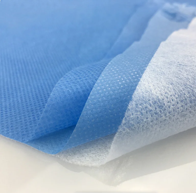 2024 New Arrivals Eco-Friendly Waterproof Non Woven Medical White 100% Pp Polypropylene Spunbond sss Nonwoven Fabric Rolls