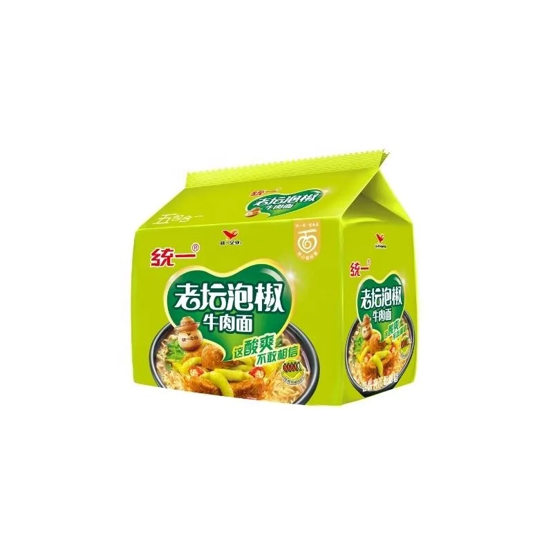 TongYi Brand Laotan Pickled Pepper and Beef Instant Noodles