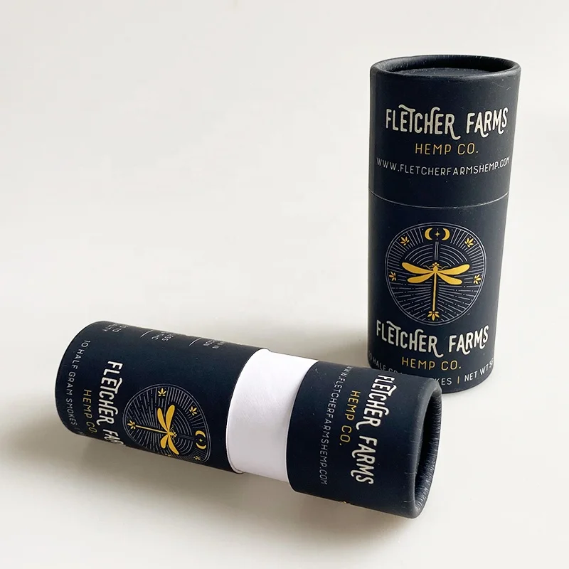 10ml bottle brand printing cylinder perfume cardboard paper tube box for dropper bottle