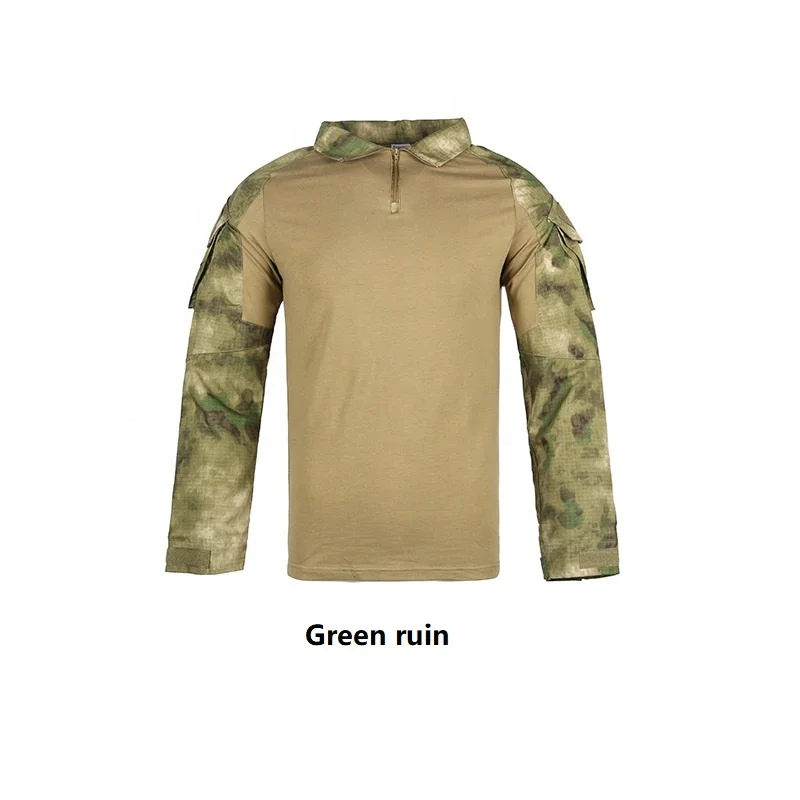 Upgrade G3 Tactical clothing  Knitted Long Sleeve Shirt Tactical Gear Men BDU Frog Breathable Combat Cop shirt