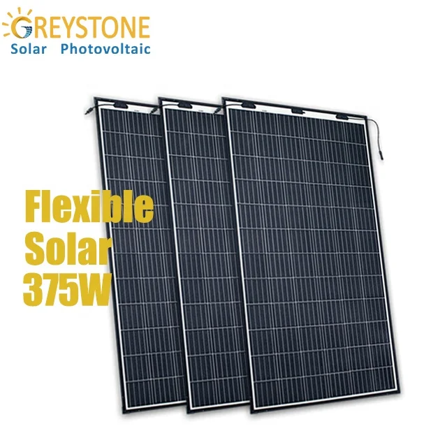 GREYSTONE 375w new technology with latest design ultra-thin flexible solar panels