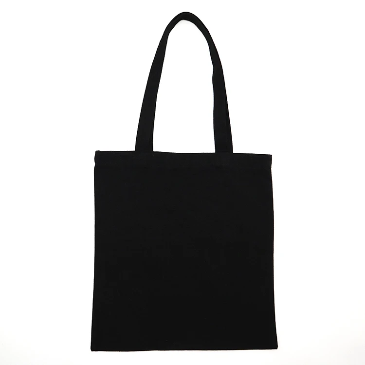 custom black canvas bag canvas beach tote bag sac toil de jut wholesale reusable shopping bags