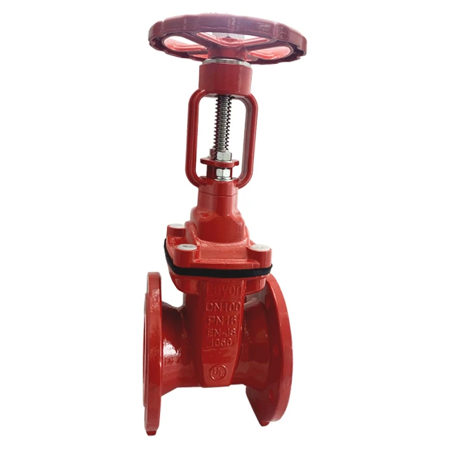 Leyon FM UL Fire Protection System Fire Fighting Pipe Fitting Fire Sprinkler System Resilient OSY Gate Valves