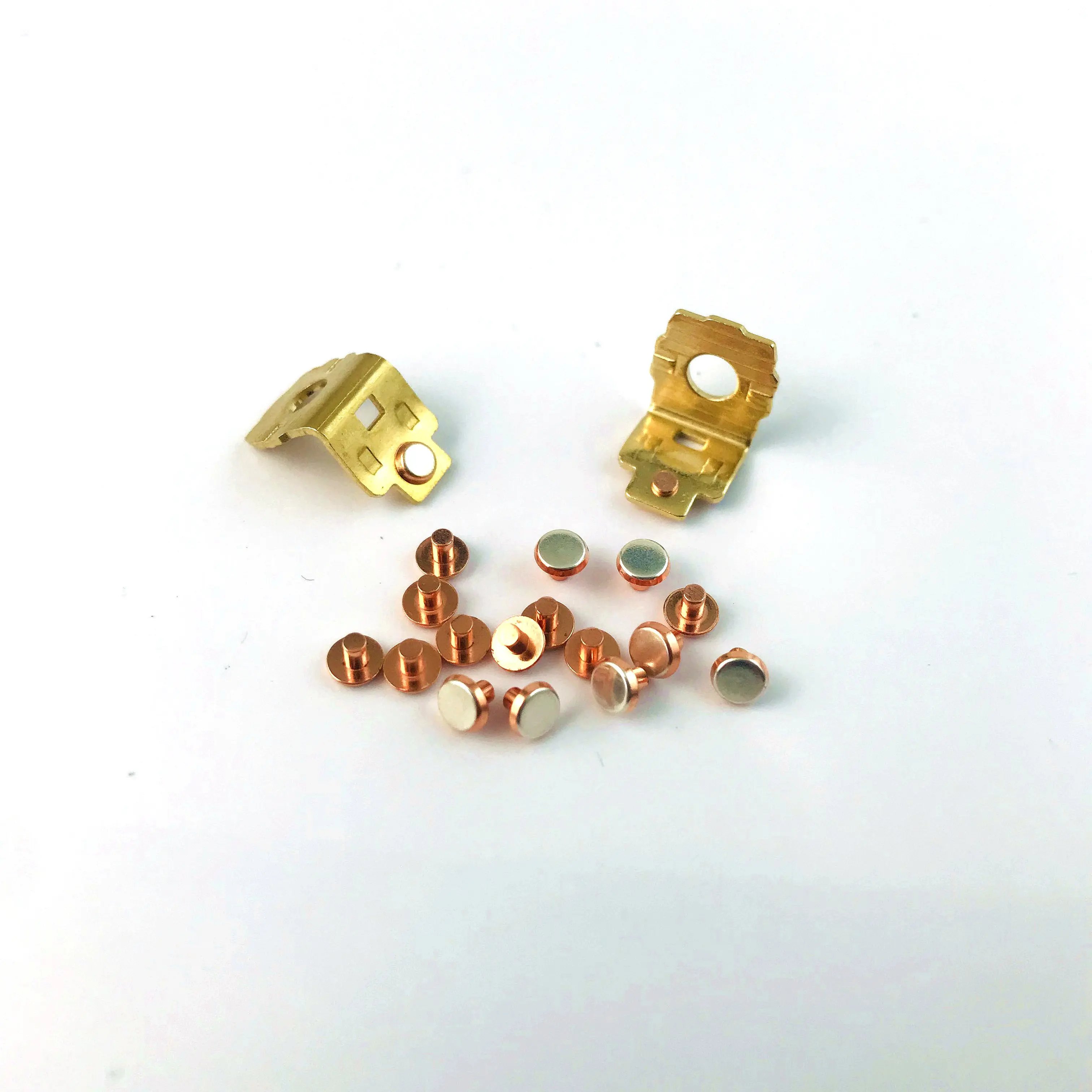 Акция 10 а диаметр головки R/F 3 мм электрические серебряные Точечные Заклепки контакты заклепочные контактные биметаллические