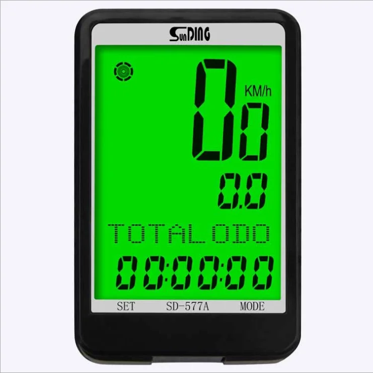 Sunding Bike Computer Wired Bicycle Computer Cycle Speedometer Cycling Odometer Bike Meter Accessories Speed Sensor Waterproof