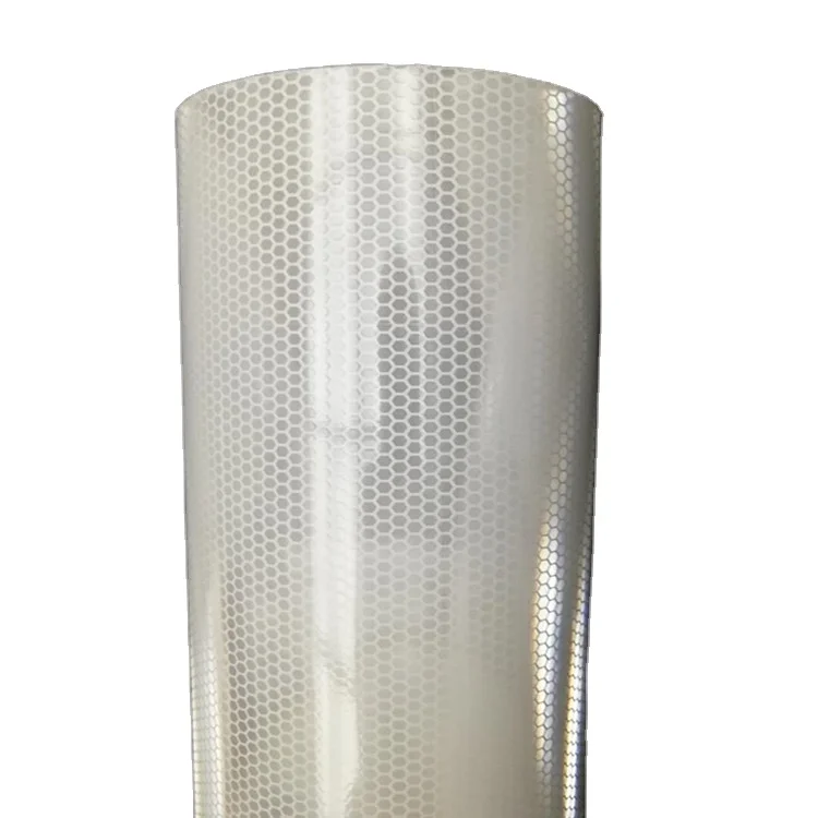 Printable Adhesive Reflective Material Reflective Tape Reflective Banner for advertising and warning sign