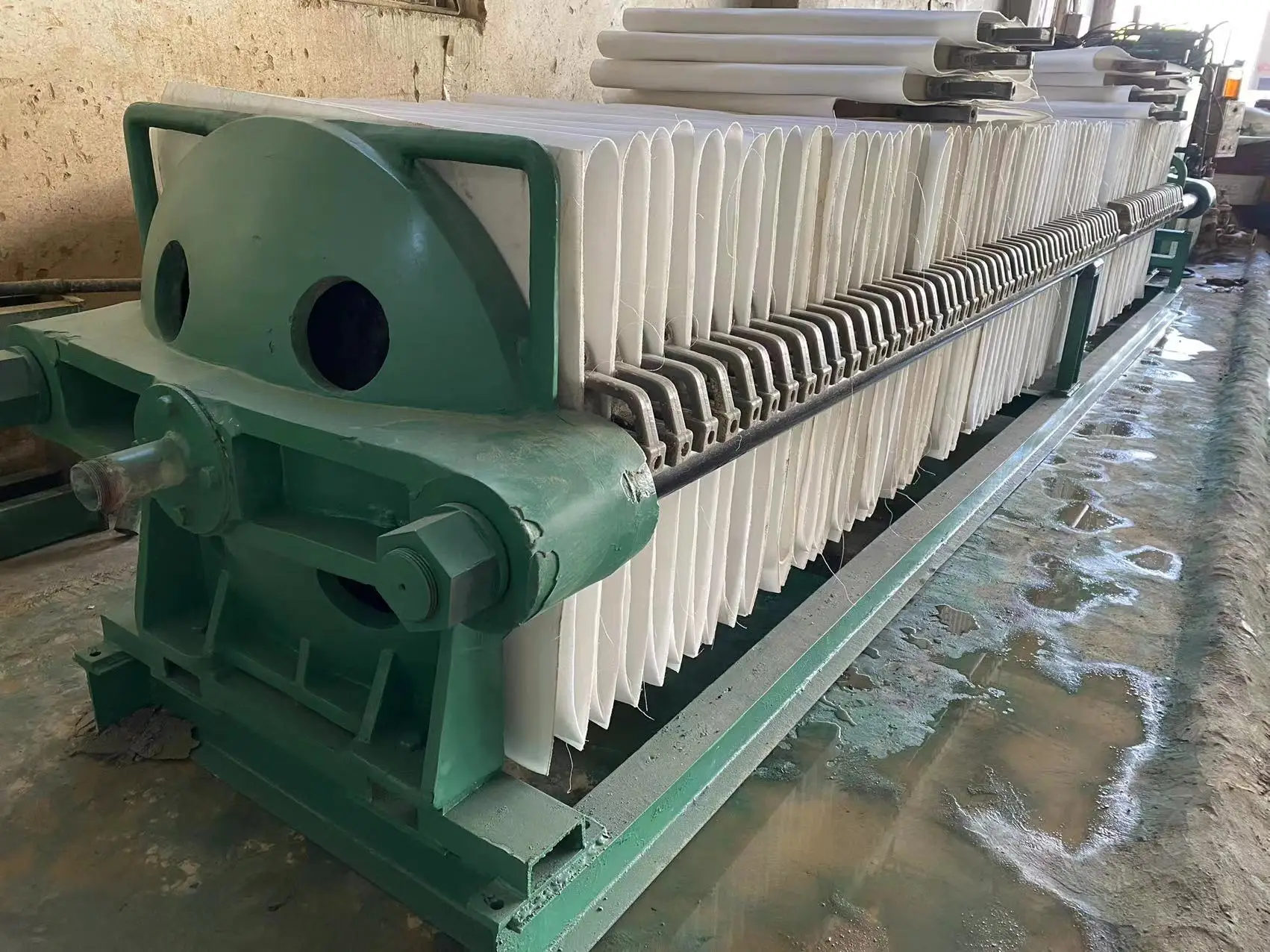 Round Plate Ceramics Mugs Material  Filter Press Machine  Lower Price Filter Press For Clay Filter Press