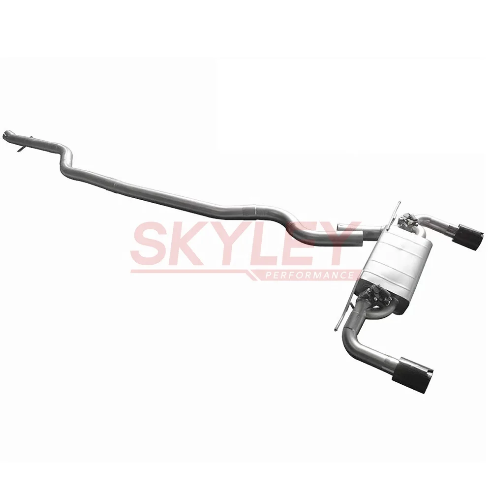 Выхлопная труба SKYLEY Catback 2016-2023 с регулируемым клапаном 304 из нержавеющей стали для Bmw B58 F30 340/340i F36 440/440i 3 0 t