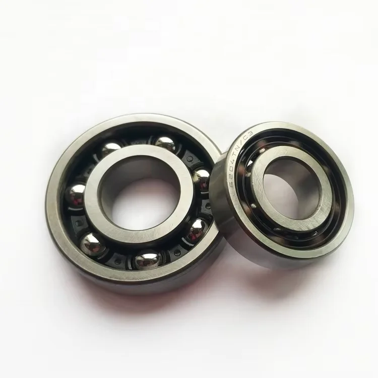 Однорядные опорные подшипники с нейлоновым каркасом, 30x72x19 мм