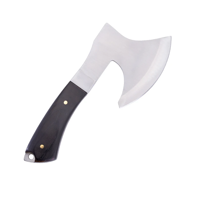 High quality customize material 3Cr13 stainless steel small camping axe hatchet with wood handle