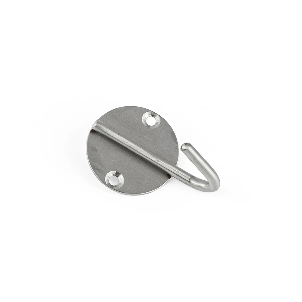 High quality stainless steel single hook coat hook closet kitchen bathroom accessories