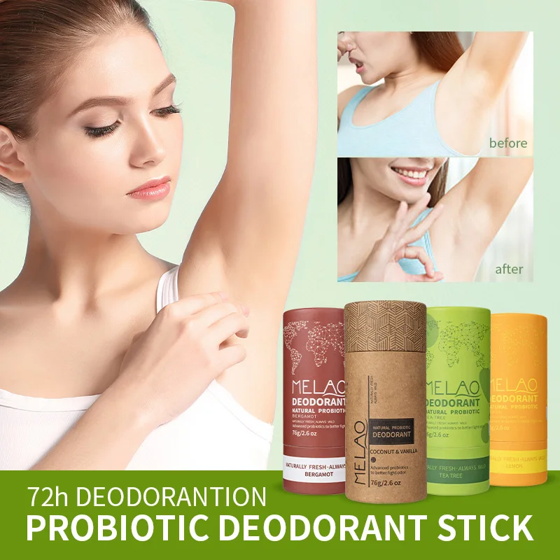Smell Fresh Natural Roll On Deodorant Biological Balance Odor Neutralize Aluminum-Free Probiotic Deodorant