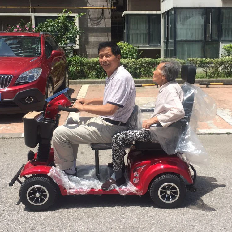 Traveling Balance Double Seats Golf Cart Mobility Scooter