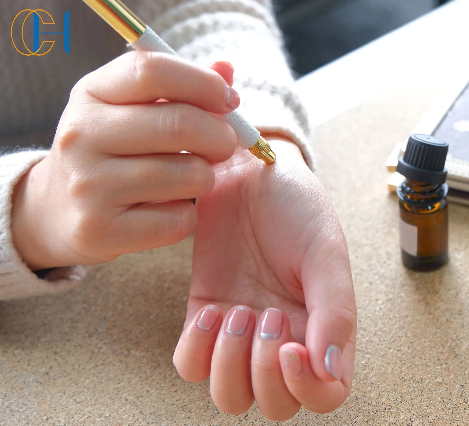 Smooth Crystal Natural Gem Wholesale Oil Pens For Office Crowd