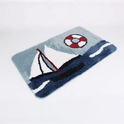 Hot Sell Home Rugs Carpet TPR Material microfiber Bath Mat for Bathroom and Kitchen