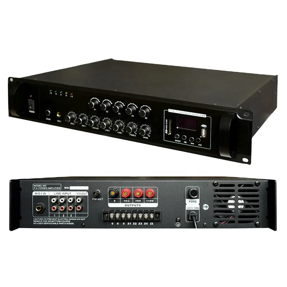  MP-VCM500 500 Вт усилитель ПА для общественного