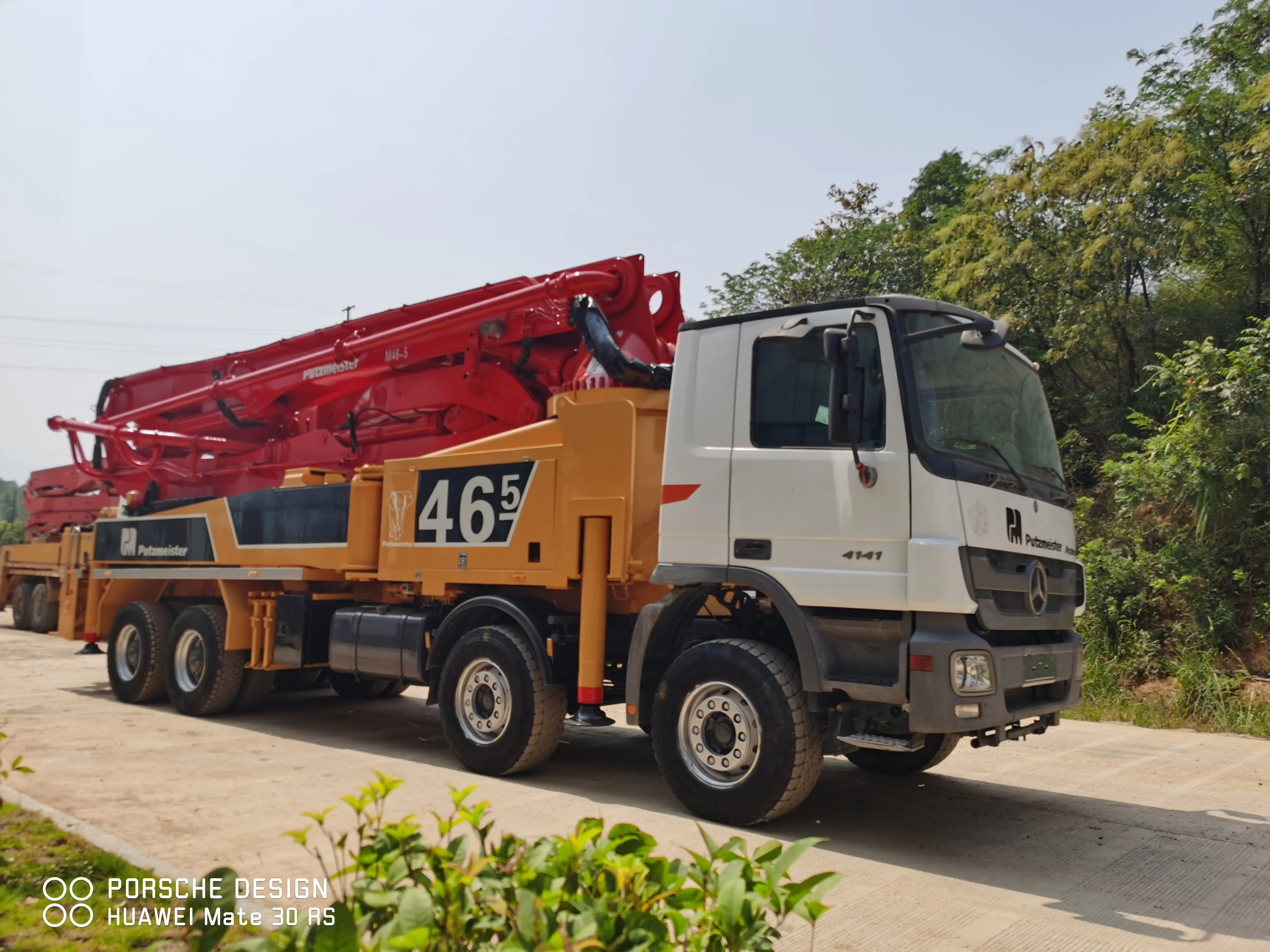 HOT SALE China Trade M47-5 meter Refurbished Pump Used putzmeister Diesel Cement Concrete Pump Truck PUTZMEISTER M46-5RZ