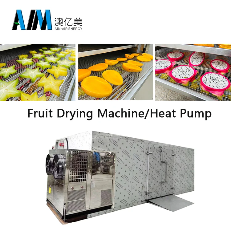 AIM Drying Equipment Hot Air Source Heat Pump Dryer Machine For Konjac Fruit Yellow Pear Wood Vegetable Meat Fish