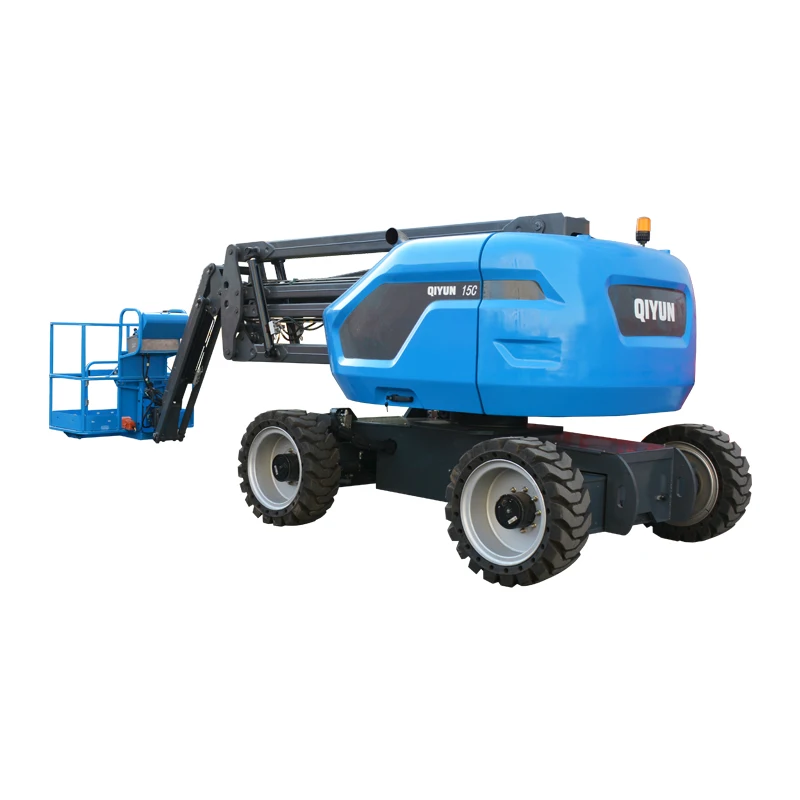 Qiyun 14m-25m Towable Self Propelled Articulated Boom Lift Aerial Lift for construction works