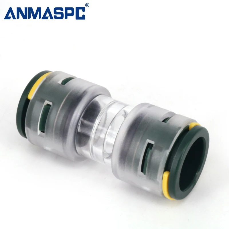 Transparent Microduct Straight Connector STR 14/10 Customization Air-blowing Push-fit Micro Duct Straight Connector