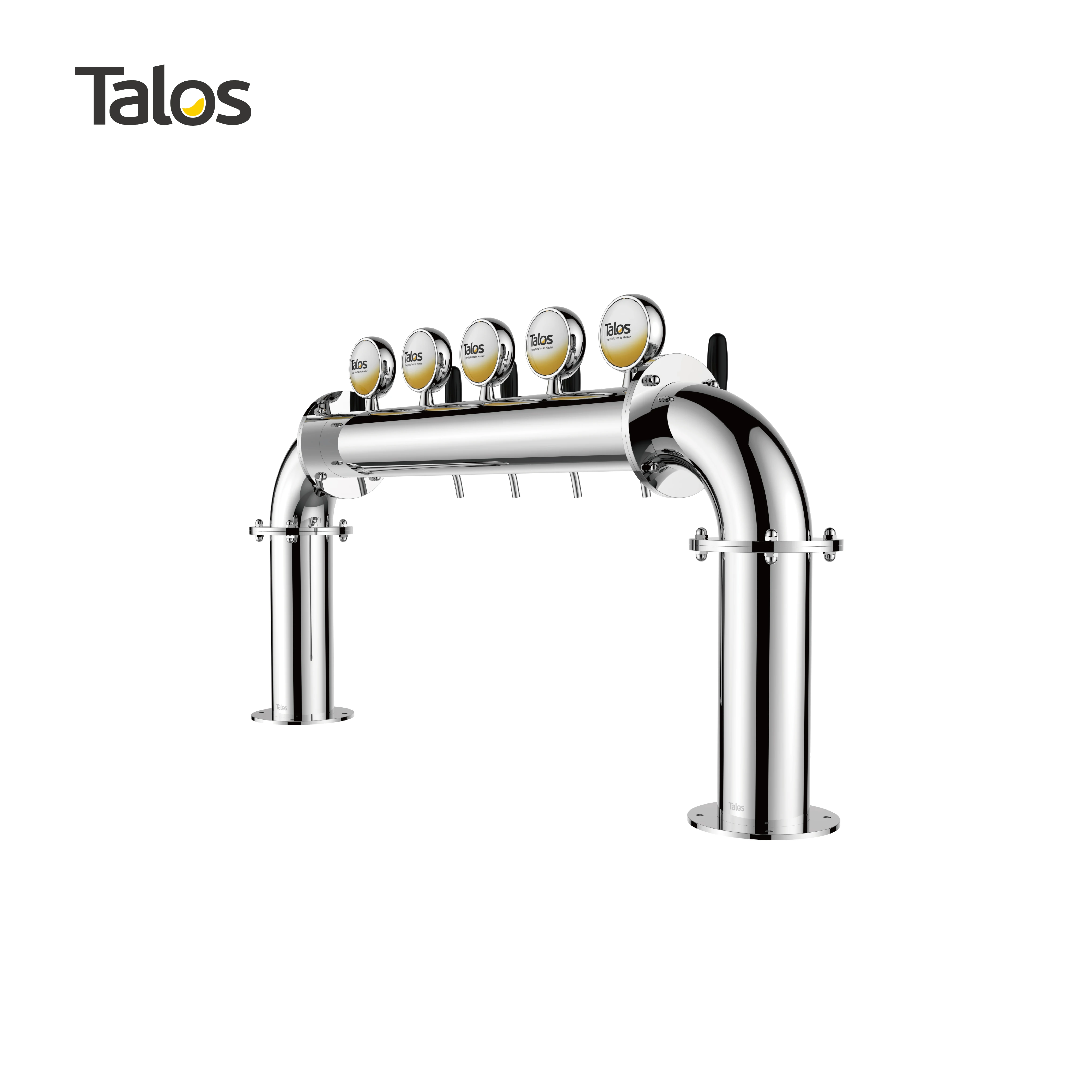TALOS U Beer Tower SS 5-way 102mm High-grade Pub Equipment