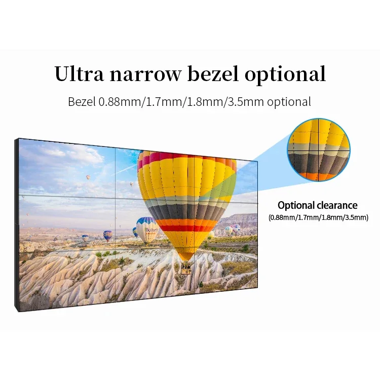 Ultra Narrow Bezel 43 49 55 65 Inch Big Advertising Screen LCD Video Wall